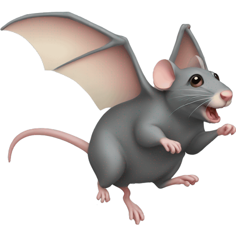 flying rat emoji