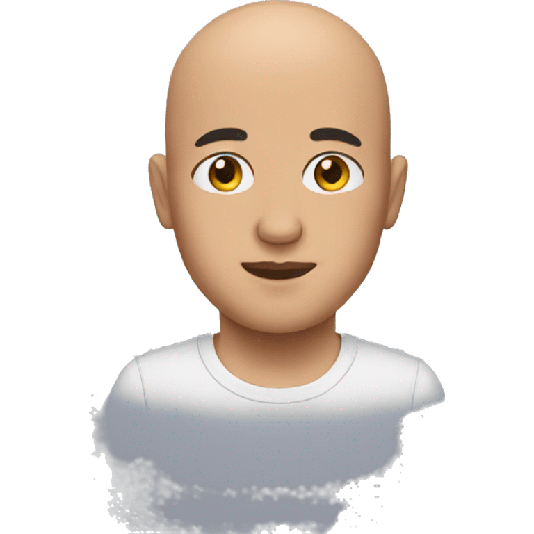 Bald  emoji