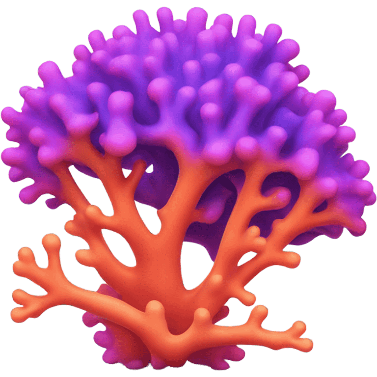 Colourful Coral emoji