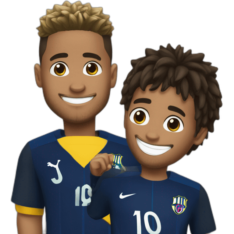 Neymar jr et vini emoji