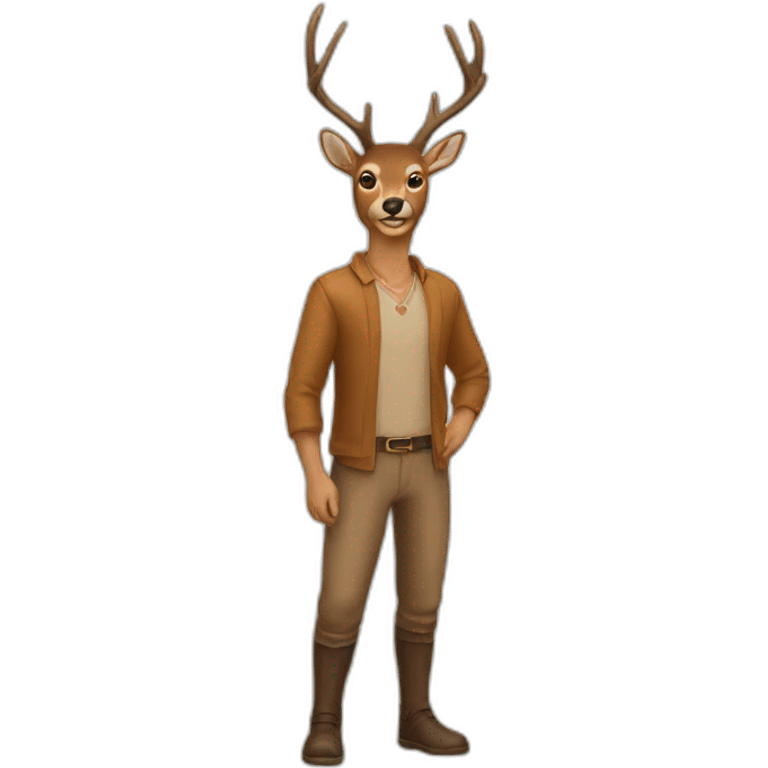 deer man emoji