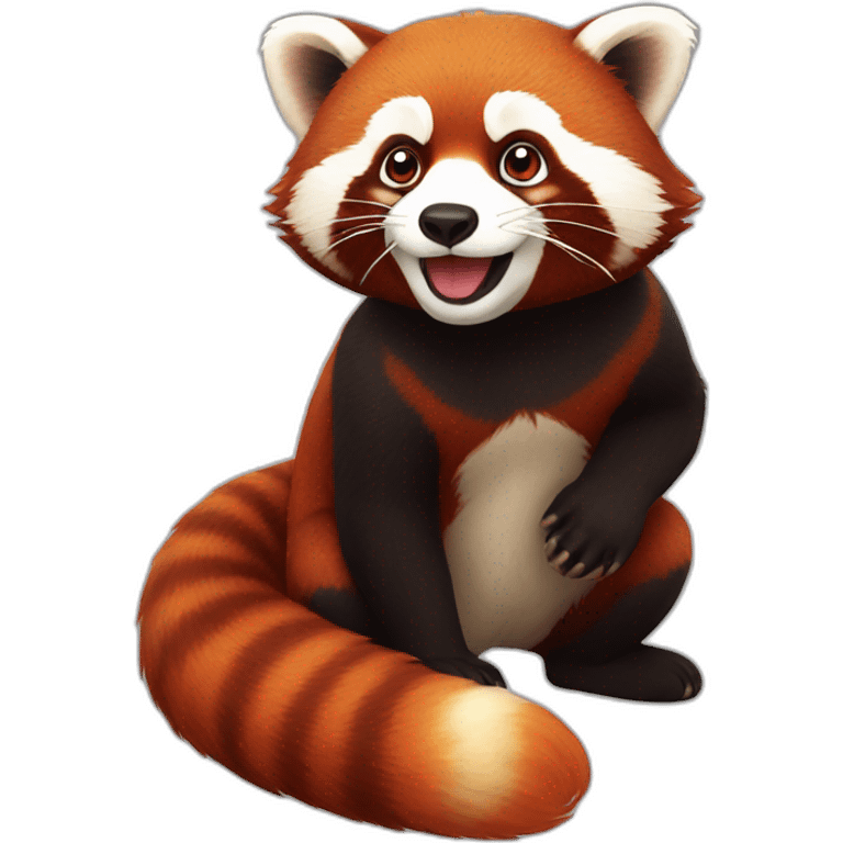 Red panda emoji