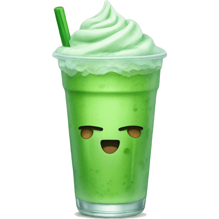 Iced matcha  emoji