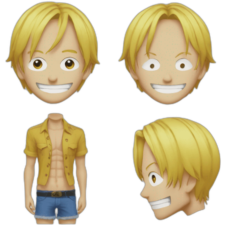 Sanji one piece emoji