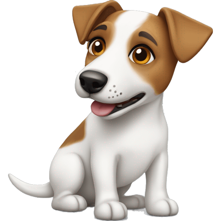 Dog Jack Russel Terrier  emoji