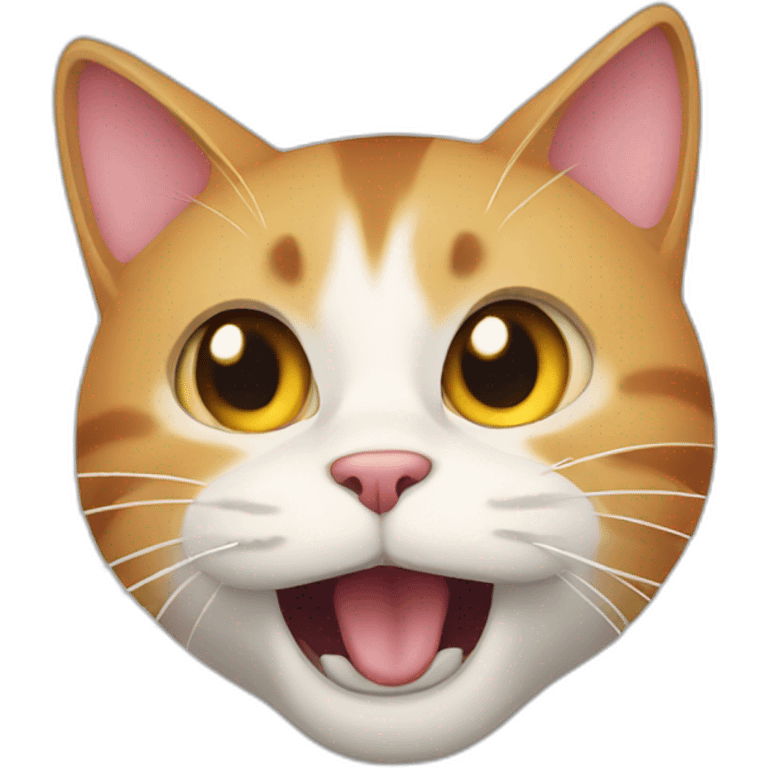 cat opening mouth emoji