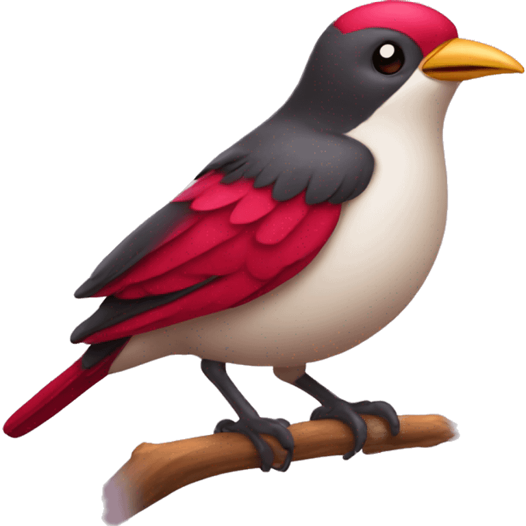 Ruby bird emoji