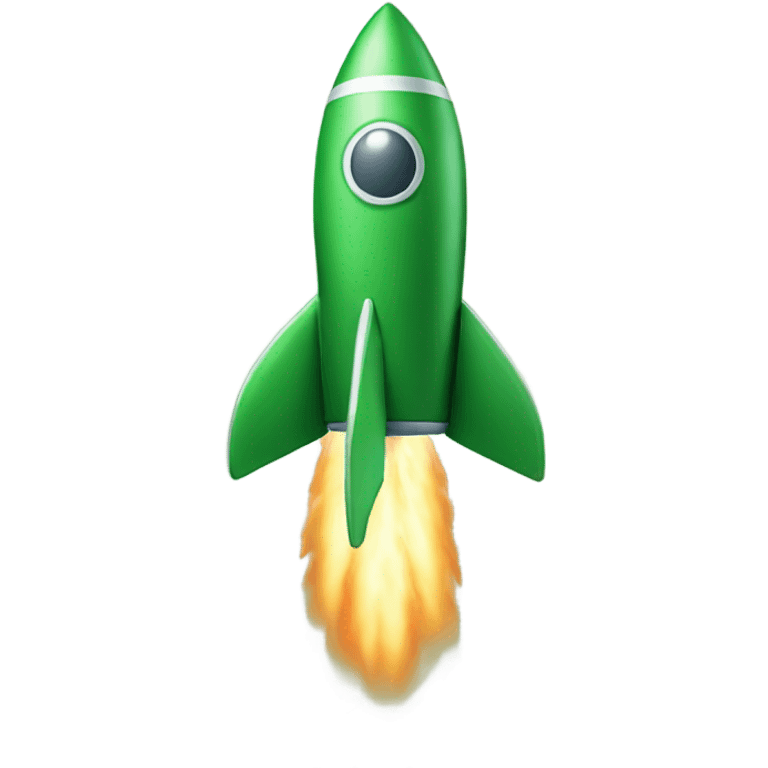 green rocket emoji