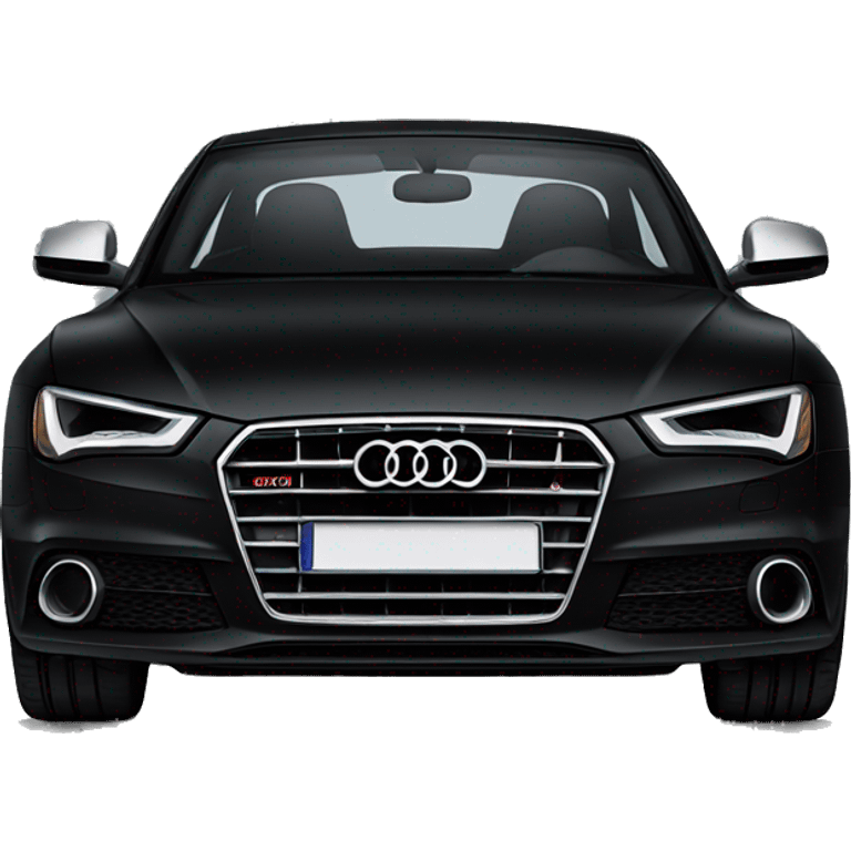 Audi Black Car   emoji