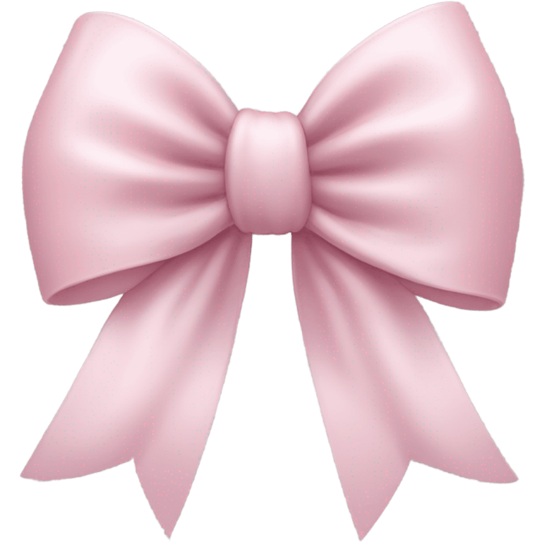 Soft pink bow  emoji