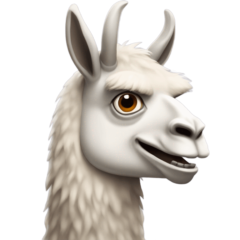 Angry lama  emoji