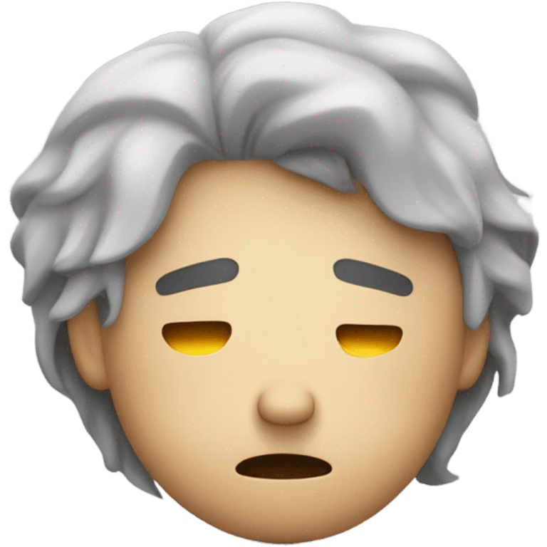 Exhausted ￼ emoji