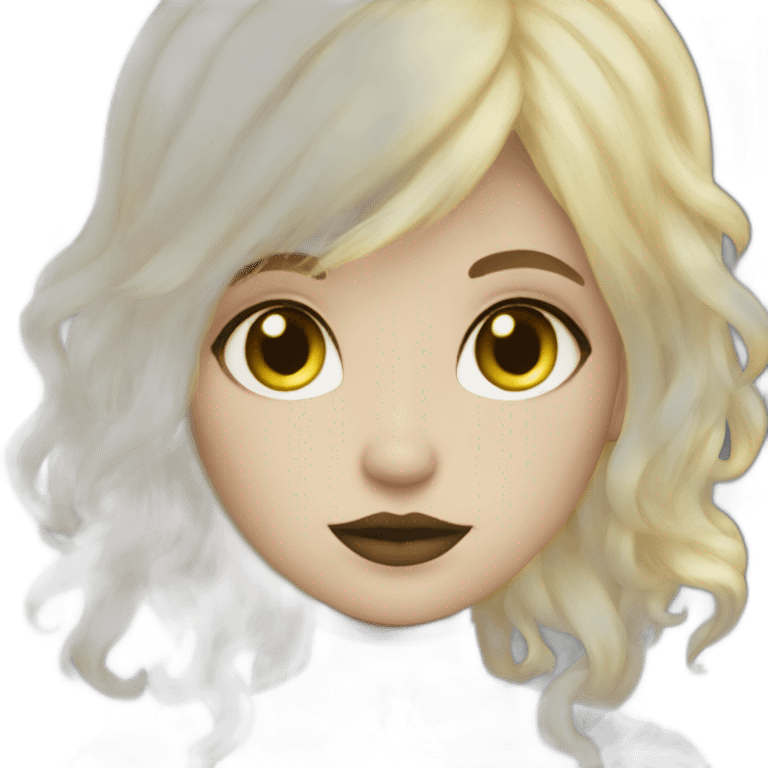 blond femboy gothic emoji