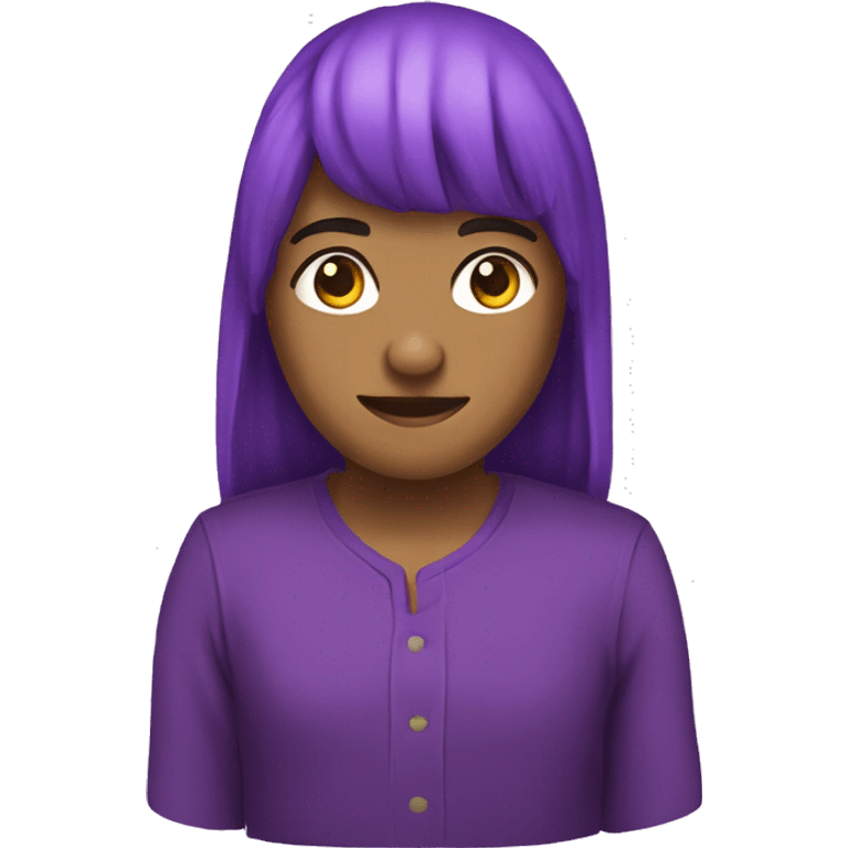 Lazo violeta emoji