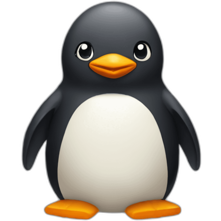 Stones penguin emoji