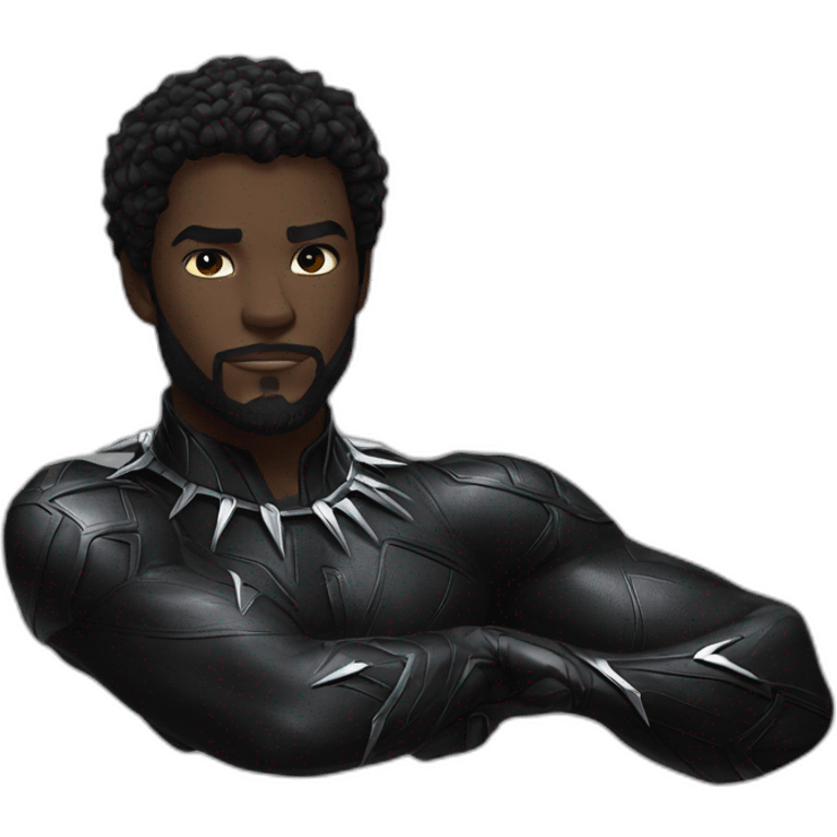 Black panther wonderful emoji