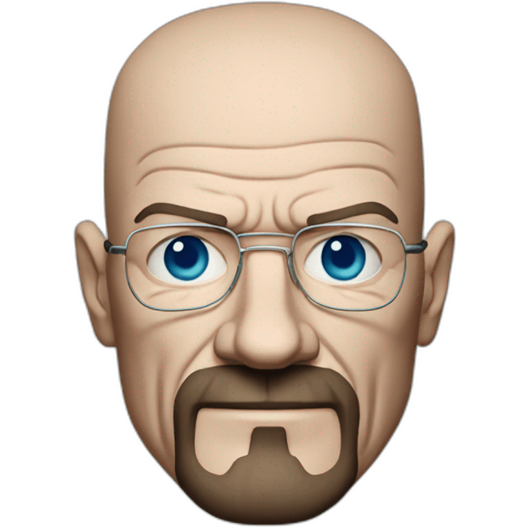 Walter white with blue eyes emoji