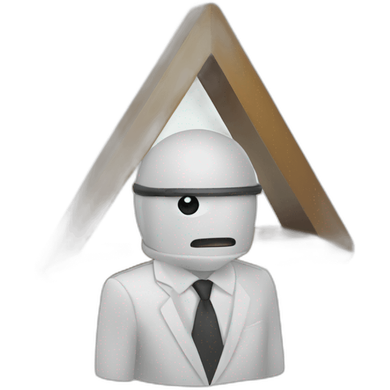 Ai agent, letter A, triangulo emoji