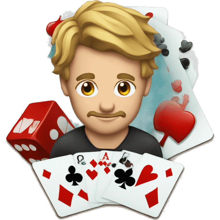 poker cards players draft emoji