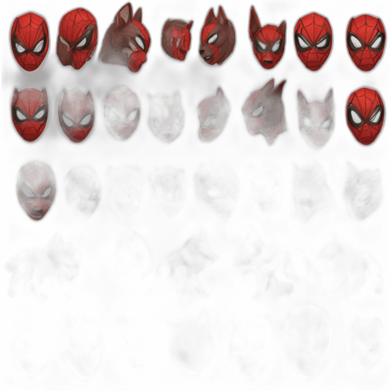 red wolves spidermen meme emoji