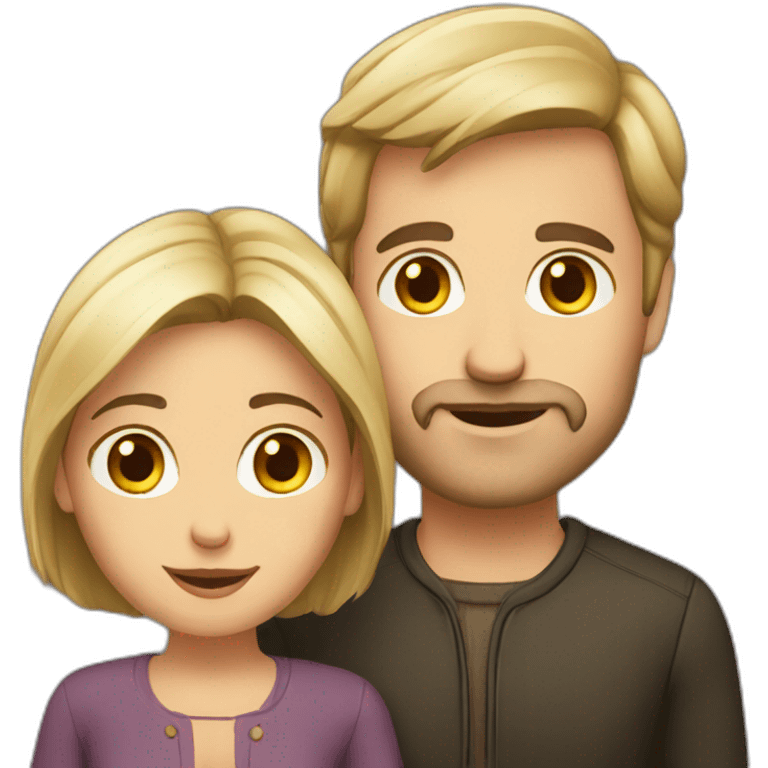 European couple emoji