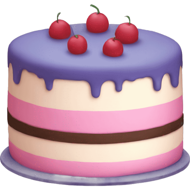 a cute cake emoji