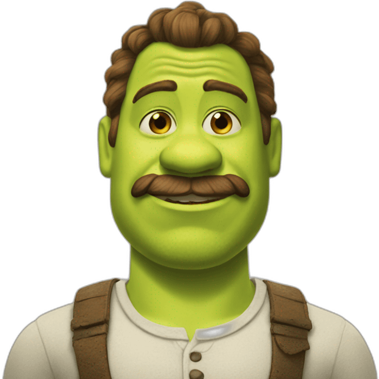 Shrek mustach emoji