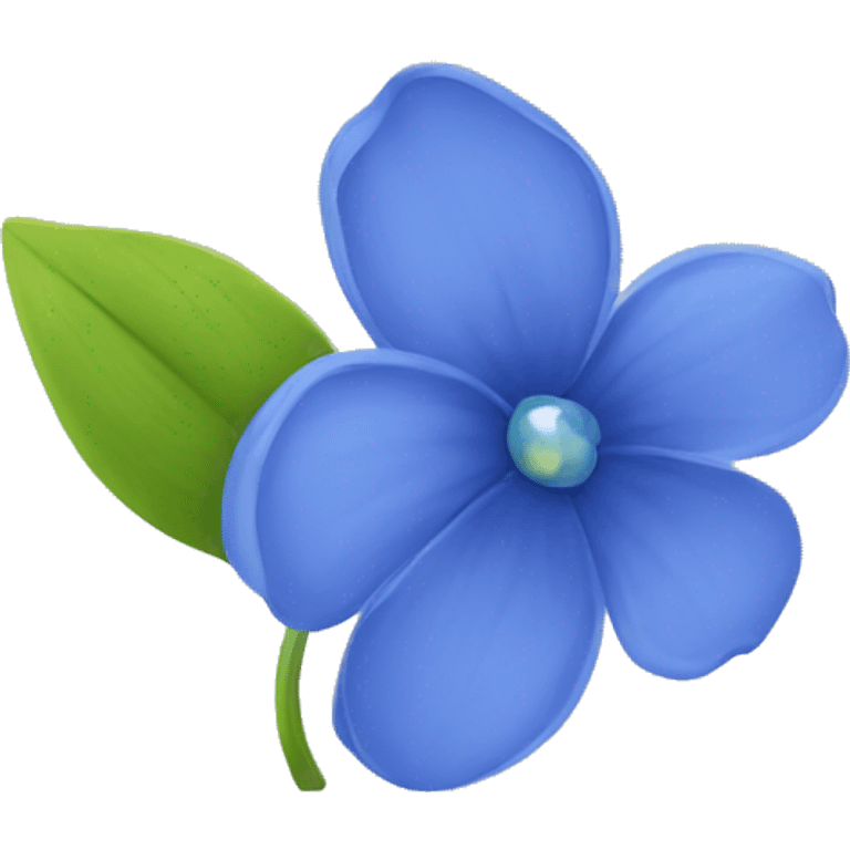 Bleuet flower emoji