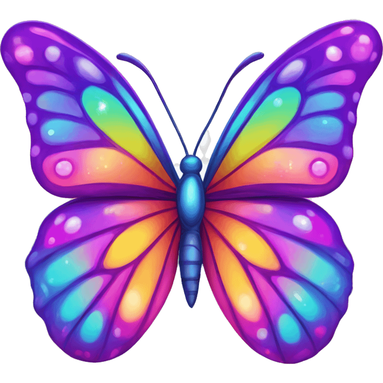 Lisa frank butterfly  emoji