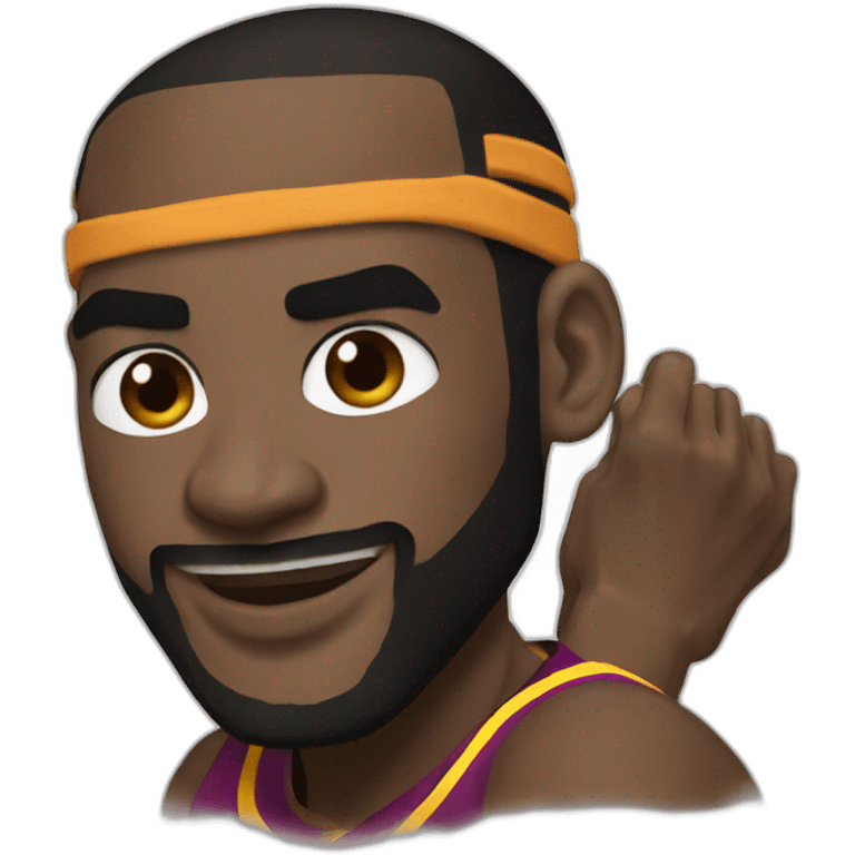 LeBron jams emoji