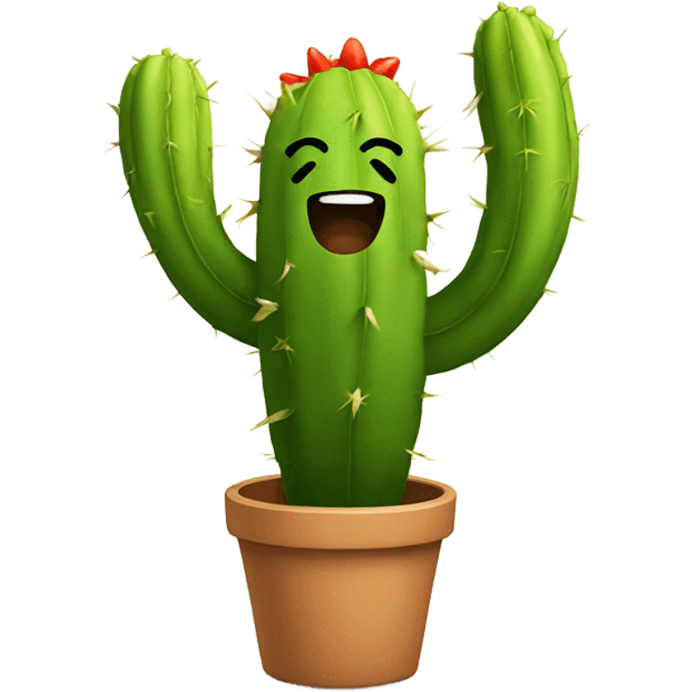 dancing cactus  emoji