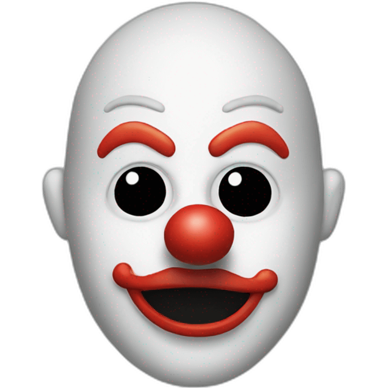 Clown mask emoji