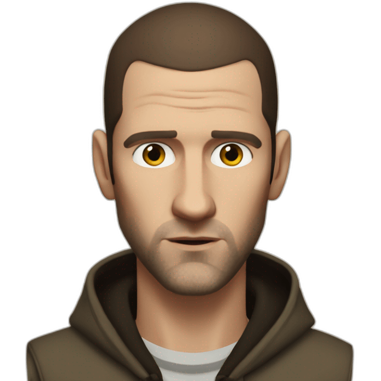 niko bellic with weird pupils emoji