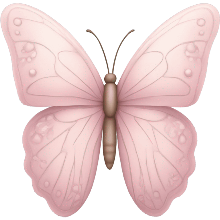 light pink butterfly emoji