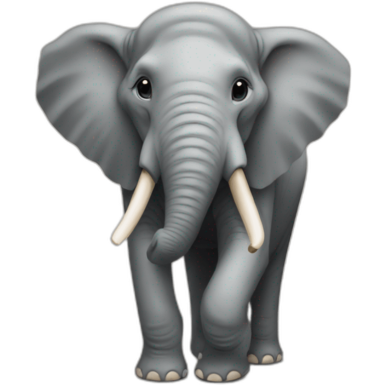 Elephant with photo emoji