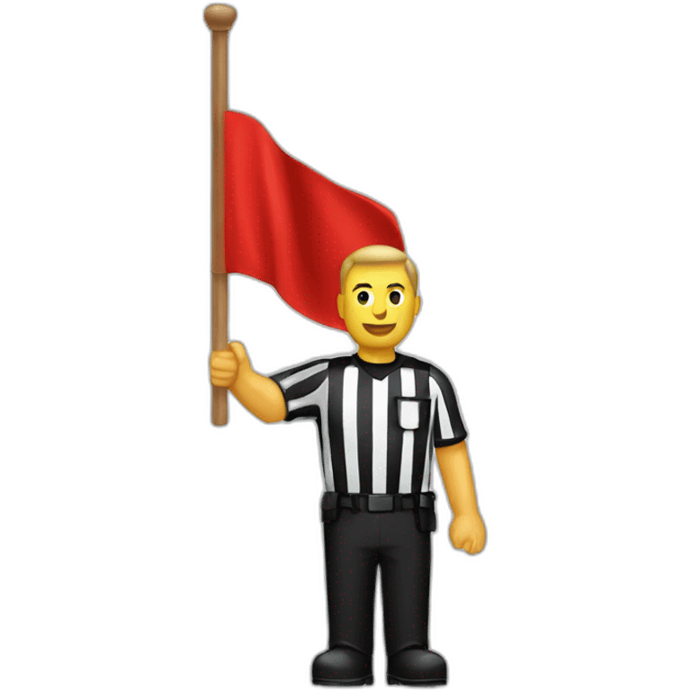 referee red flag emoji