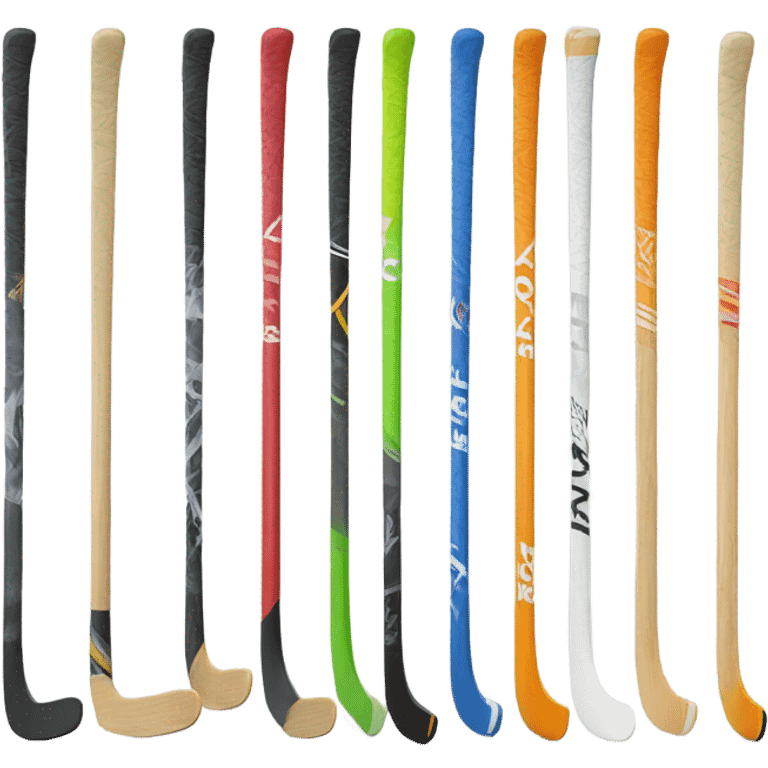 Hockey sticks emoji