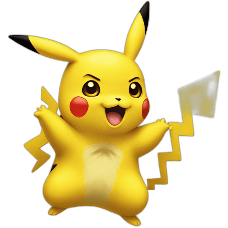 Pikachu qui fume emoji