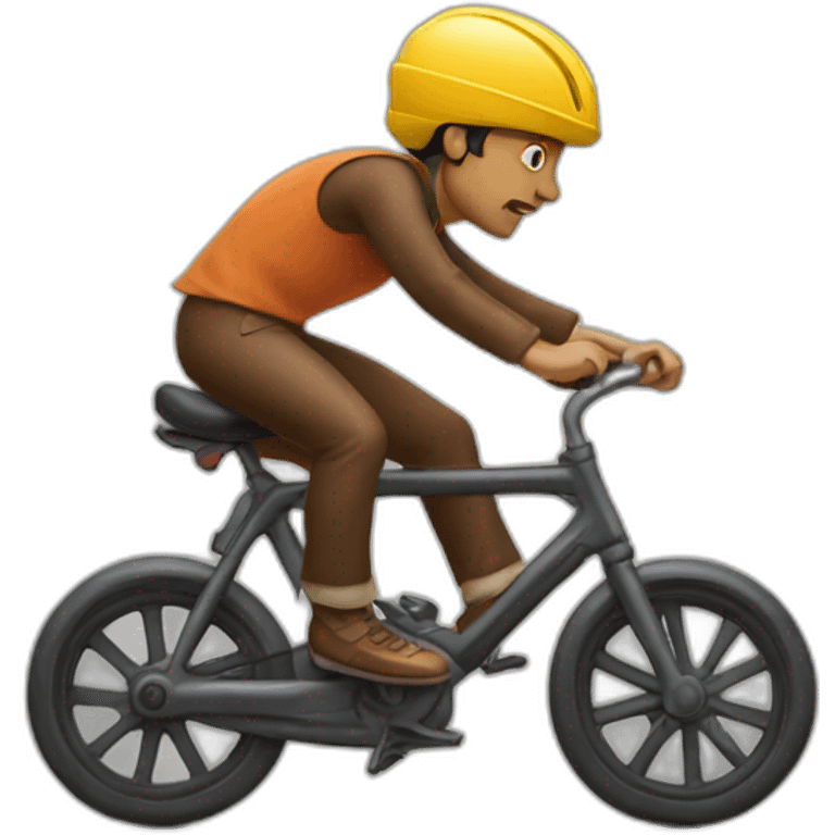 Pratap riding cycle  emoji