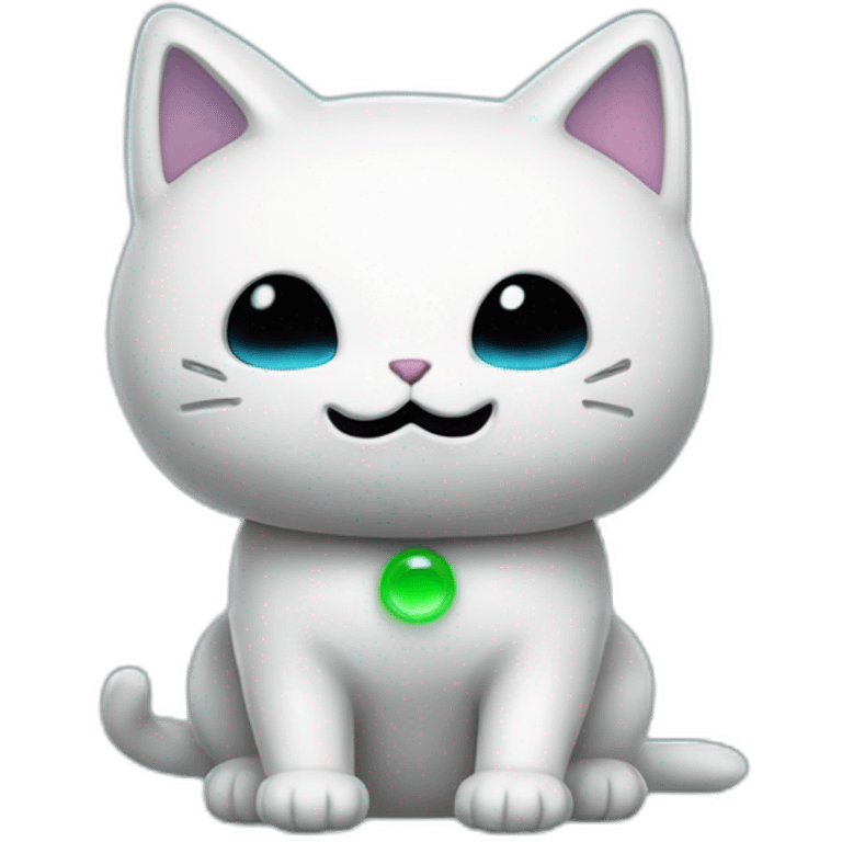 alien marshmello cat emoji