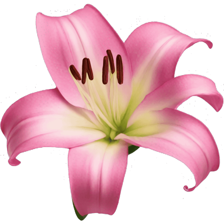 pink lilly emoji