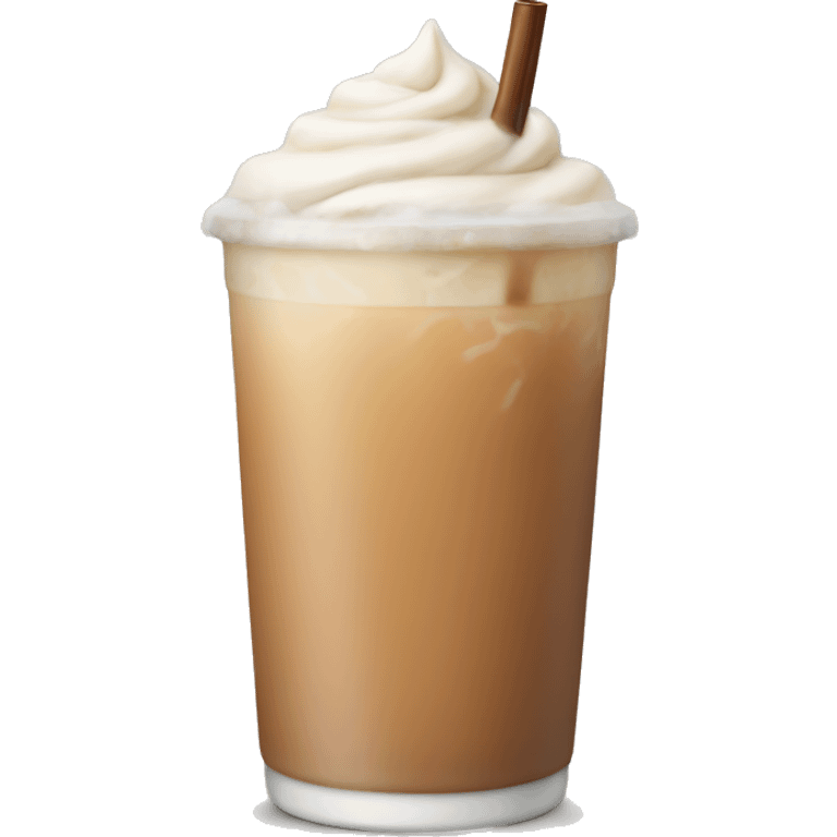 iced chai tea latte emoji