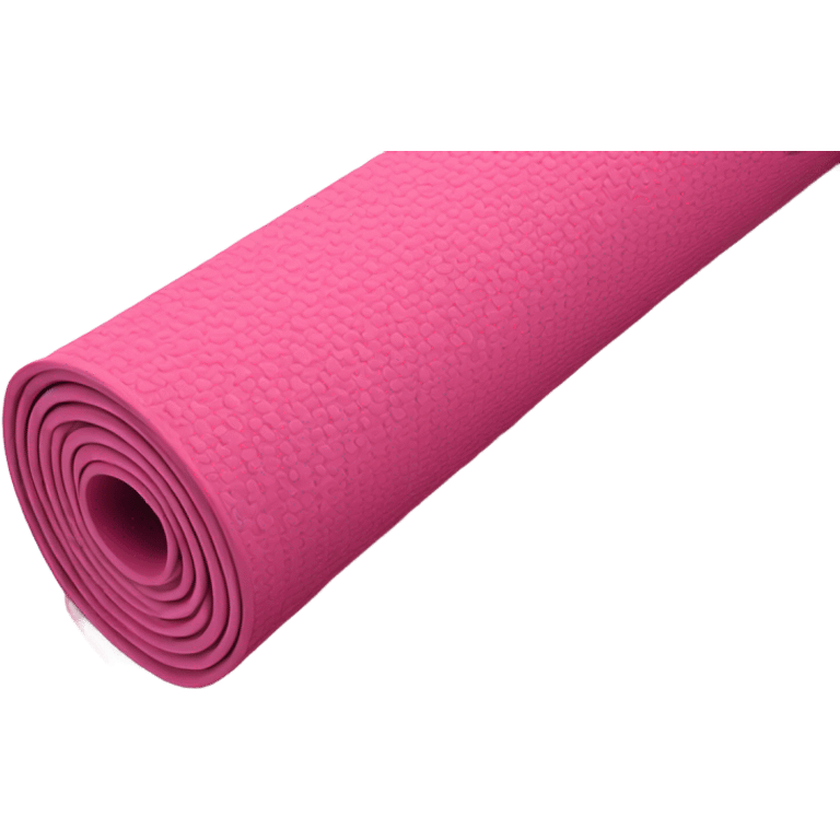 Pink Yoga mat  emoji