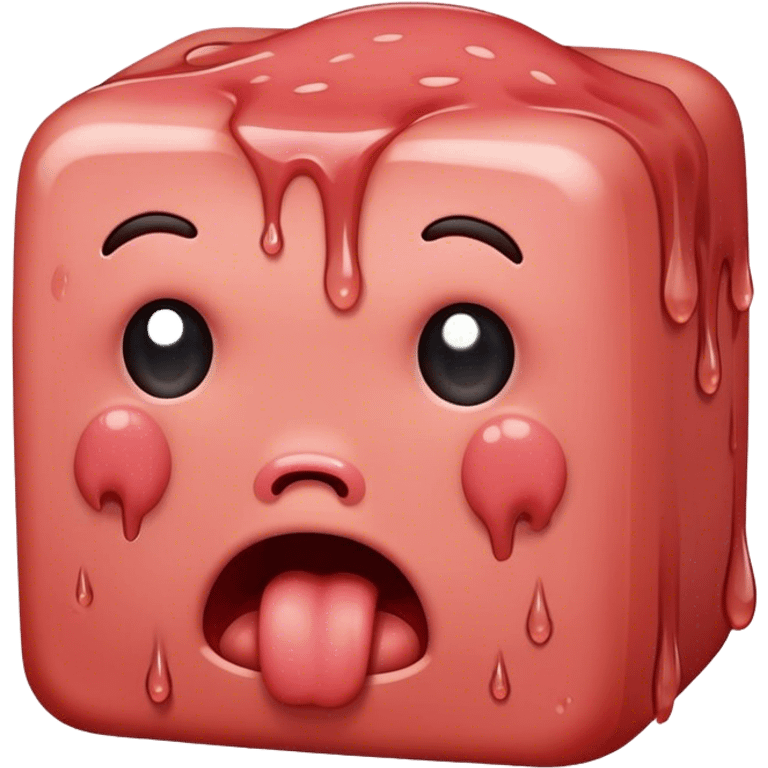 crying meatcube emoji