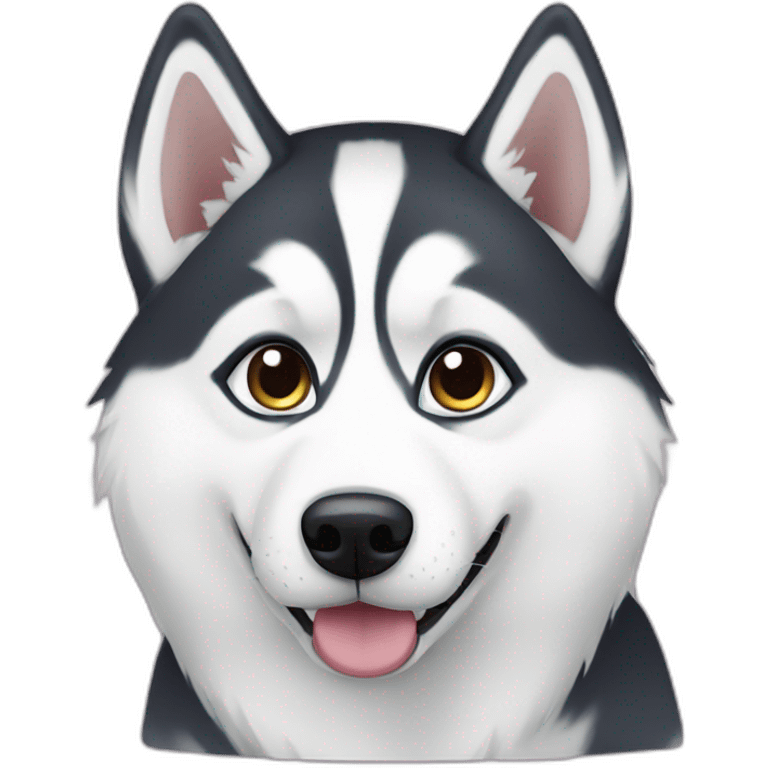 siberian-husky-cute emoji