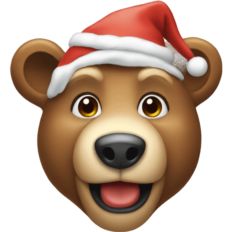 christmas bear emoji