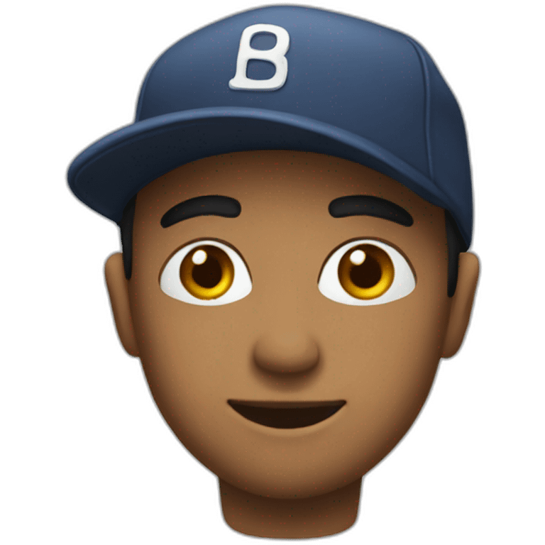 Me with a cap emoji