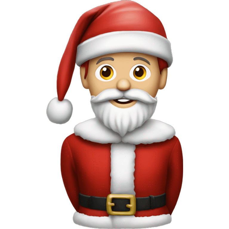 Johnny Depp as santa claus emoji