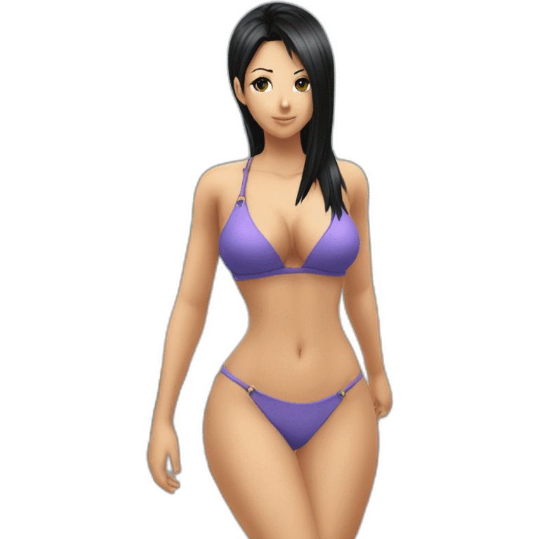 nico robin full body pawg bikini back focus emoji