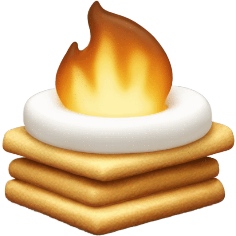 Toasted marshmallow  emoji